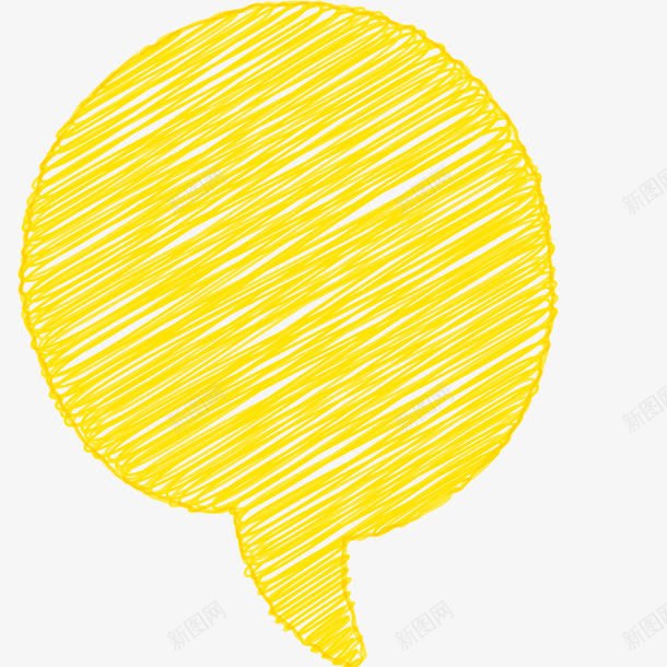 黄色涂鸦框架png免抠素材_新图网 https://ixintu.com h5消息通知框 展示框 底纹 海报展示
