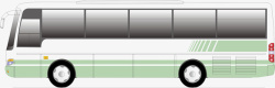 客运车巴士客运车运营矢量图高清图片