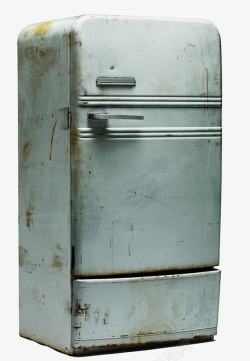 复古电器破旧电冰箱高清图片