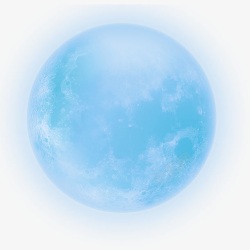 蓝色中秋蓝色月光高清图片