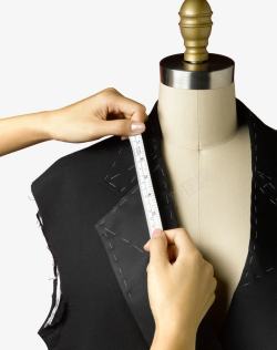 衣服测量西装测量缝纫高清图片