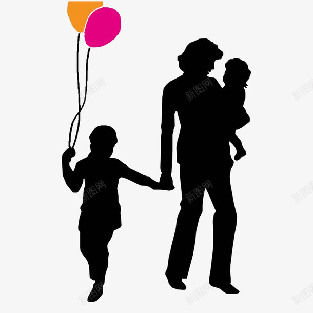 抱着孩子png免抠素材_新图网 https://ixintu.com 妈妈和小孩 孩子 宝贝 抱着孩子 母亲 母爱伟大 气球
