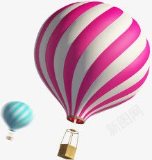 螺旋条纹的热气球光棍节png免抠素材_新图网 https://ixintu.com 光棍 条纹 热气球 螺旋