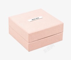 粉色包装盒子素材