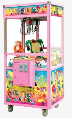 儿童游戏机毛绒猴子自动投币娃娃机高清图片