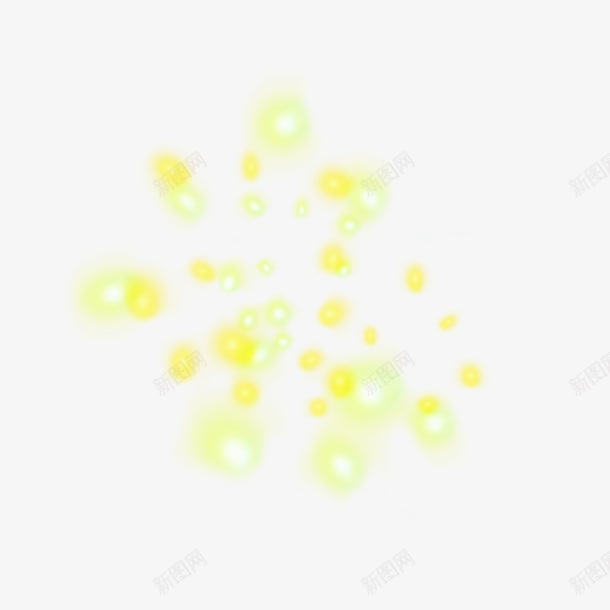 光效png免抠素材_新图网 https://ixintu.com 光效 光斑 斑点 黄色