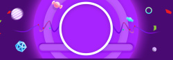 渐变舞台背景几何圈渐变舞台圆点紫色背景图高清图片