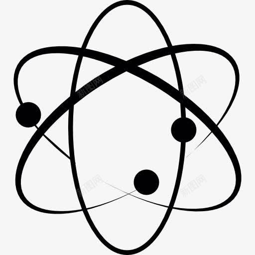 原子理论图标png_新图网 https://ixintu.com atomic 化学 原子核物理 教育 科学