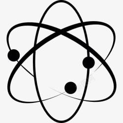 原子核物理原子理论图标高清图片
