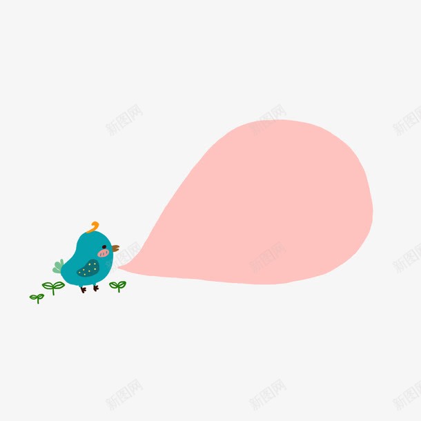 可爱卡通动物泡泡对话框png免抠素材_新图网 https://ixintu.com 动漫风格对话框 卡通 可爱 字幕条 字幕框 字母装饰条 小清新 简约