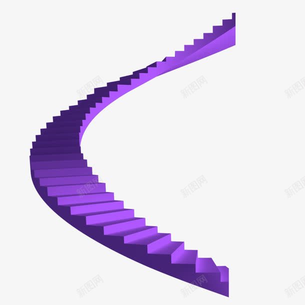 紫色楼梯几何形状png免抠素材_新图网 https://ixintu.com 几何 形状 楼梯 特色楼梯间 紫色 走