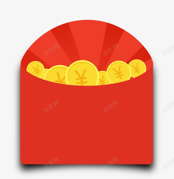 红包墙有礼品有现金png免抠素材_新图网 https://ixintu.com 喜庆 红包 红包墙 红色 购物