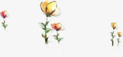 绘画花卉惬意画册素材