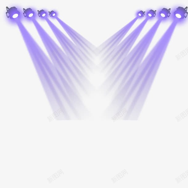 紫色射灯png免抠素材_新图网 https://ixintu.com 光效 光源 射灯 紫色 舞台