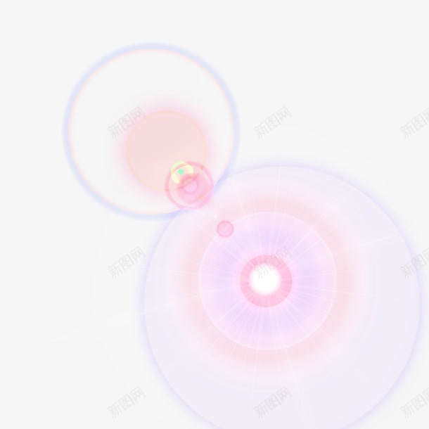 粉色梦幻光晕圈效果元素png免抠素材_新图网 https://ixintu.com 光晕圈 免抠PNG 效果元素 梦幻 灯光 粉色 红晕效果