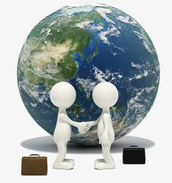 环球合作全球化商务沟通高清图片