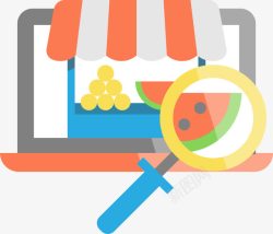 水果网上超市网上超市购买水果图标高清图片