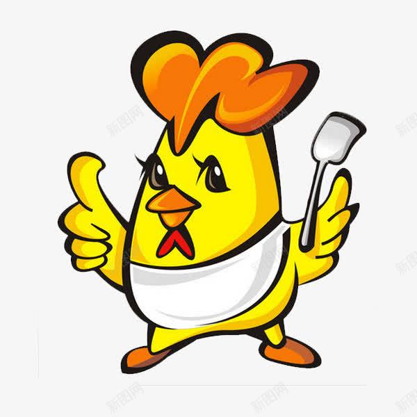 卡通鸡厨师吉祥物png免抠素材_新图网 https://ixintu.com 卡通鸡 厨师 吉祥物 设计