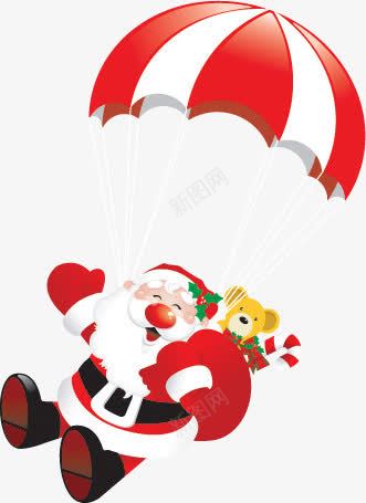 手绘可爱圣诞老人氢气球png免抠素材_新图网 https://ixintu.com 可爱 圣诞老人 气球