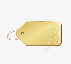 金色钥匙扣卡通金色的吊牌高清图片