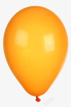 橙色节日背景橙色气球高清图片