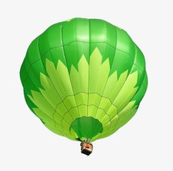 卡通绿色气球叶子气球素材