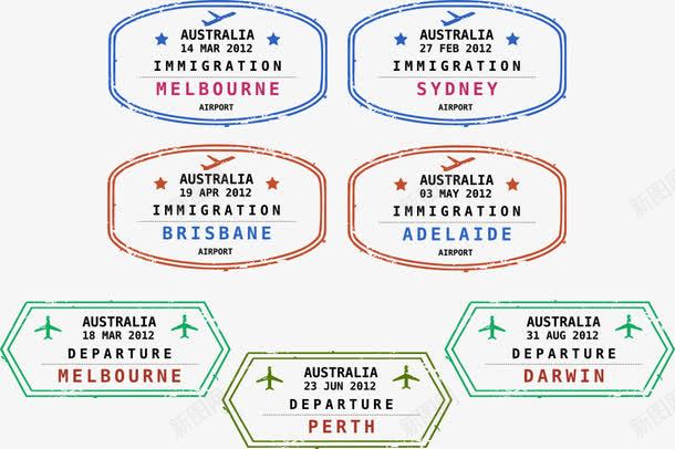 日期时间飞机印章矢量图ai免抠素材_新图网 https://ixintu.com 印章 旅游 旅游出国 日期 时间 盖章 邮戳 邮票印章 飞机印章 矢量图
