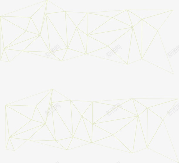 几何线条组合png免抠素材_新图网 https://ixintu.com 三角形 几何 立体组合 黄色