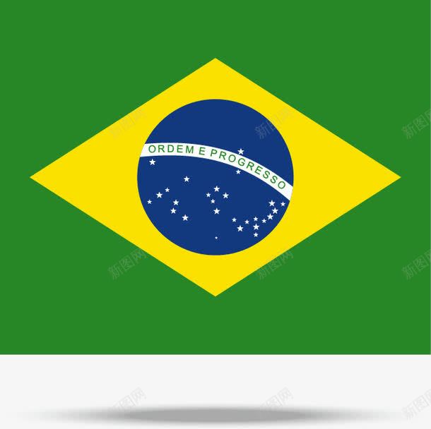 巴西国旗png免抠素材_新图网 https://ixintu.com 2016年运动会 国旗 巴西 装饰元素 里约奥运会