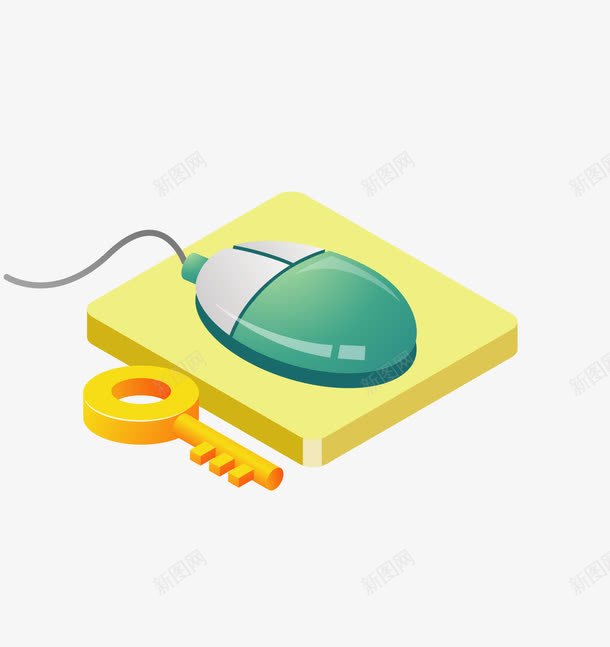 卡通扁平化装饰工具文具海报png免抠素材_新图网 https://ixintu.com 办公工具 卡通办公工具 卡通扁平化物品 卡通扁平化装饰工具文具海报设计鼠标和钥匙免费下载 商务工具标识 标识 海报设计 装饰设计 鼠标和信笺