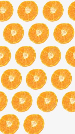 橙子半切半橙子片高清图片