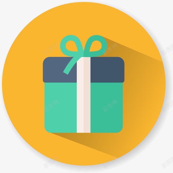 礼物iconnice标图标png_新图网 https://ixintu.com UI设计 iconnice 彩色 礼物 立体按钮 送礼