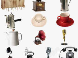 复古茶壶架复古欧式家庭用品高清图片