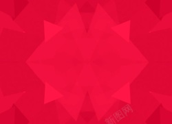 不规则立方体背景图片红色不规则几何形状片背景高清图片