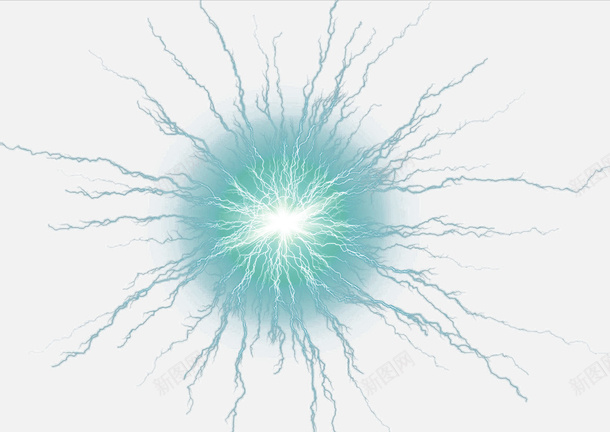 闪电纹理效果元素png免抠素材_新图网 https://ixintu.com 光晕 免抠PNG 效果元素 纹理 闪电