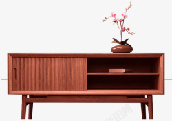 一套家具书柜红木桌子小茶几高清图片
