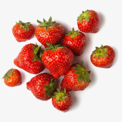 丹东草莓红色诱人草莓高清图片