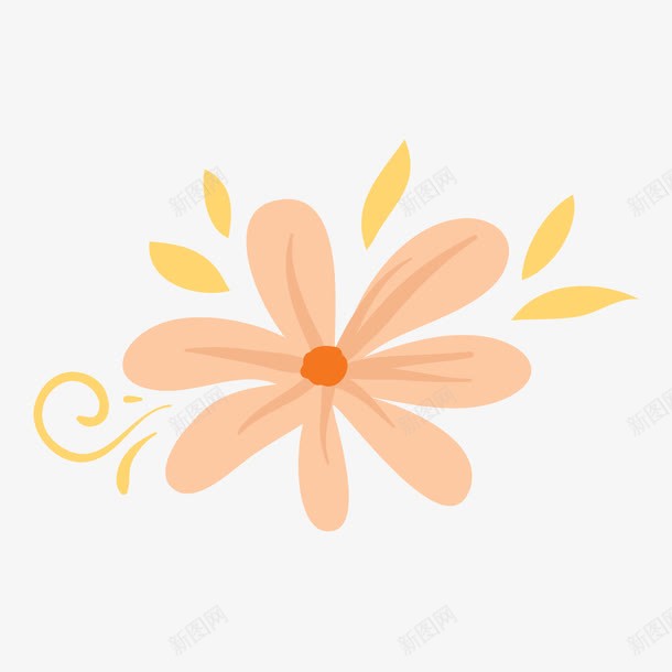 小清新花朵png免抠素材_新图网 https://ixintu.com 儿童画 可爱 小清新 小花 底纹 手绘花朵 植物 花卉 花朵