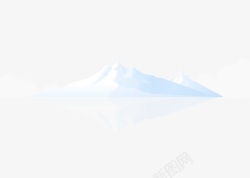 冰峰风景蓝白色冰川高清图片