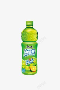 绿色瓶子素材康师傅饮品高清图片
