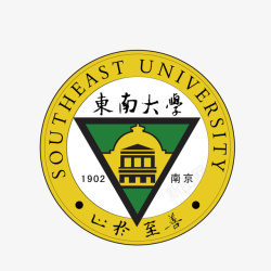 东南logo黄色东南大学logo标识矢量图图标高清图片
