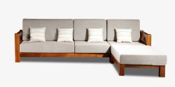 沙发木质木质沙发中式家具高清图片