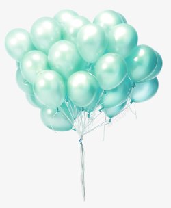 薄荷绿1234567薄荷绿气球装饰图案高清图片