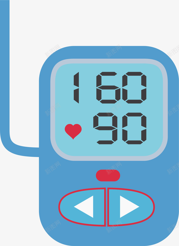 测试血压矢量图ai免抠素材_新图网 https://ixintu.com 心率 生物医药 生物医药产业 生物医药展板 生物医药广告 生物医药整容 血压 矢量图