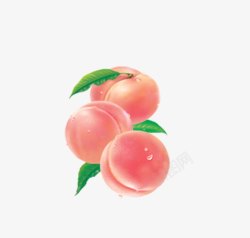 水滴水果水蜜桃高清图片