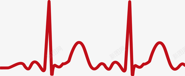 卡通心跳矢量图ai免抠素材_新图网 https://ixintu.com 心跳 生物医药 生物医药产业 生物医药展板 生物医药广告 生物医药整容 红色 矢量图