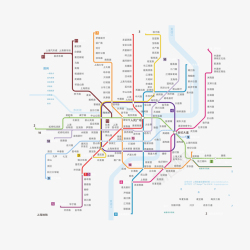 上海地铁上海地铁图高清图片