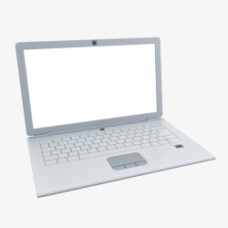 银色电脑笔记本银色高清图片