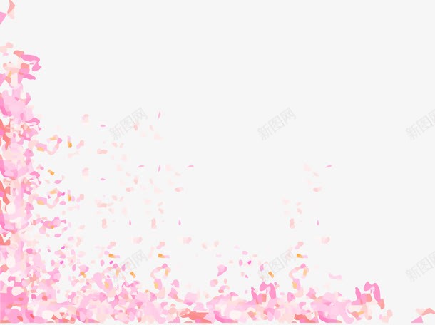 粉色花瓣框架png免抠素材_新图网 https://ixintu.com 免抠PNG 框架 粉色 美丽 美图边框 花边 边框纹理 鲜花