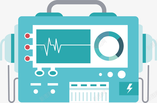体检用的心电图仪器矢量图ai免抠素材_新图网 https://ixintu.com 心跳 生物医药 生物医药产业 生物医药展板 生物医药广告 生物医药整容 电子 矢量图
